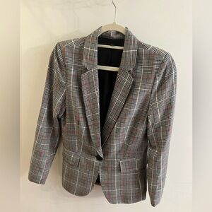 Plaid Aqua women’s blazer